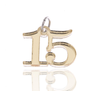 Ciondolo numero lettere in plexiglass personalizzato