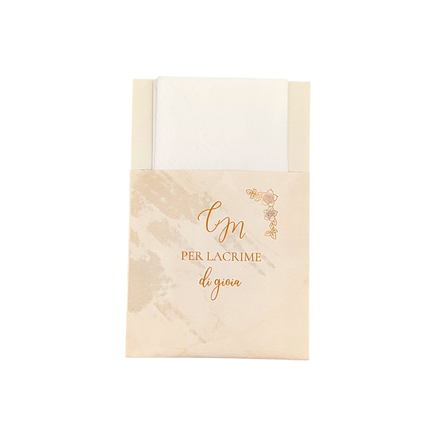 KIT MATRIMONIO WEDDING BAG - Sacchetti Buste porta Fazzoletti Matrimonio Per Lacrime di Gioia, cono portariso e segnaposto con fiori secchi. TOTALMENTE PERSONALIZZABILI - FAZZOLETTO INCLUSO - immagine 4