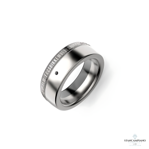 Anello BIKKEMBERGS - BAND - BANR01WB - 8059304160691