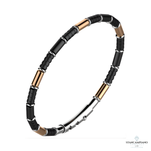 Bracciale BIKKEMBERGS - ROLL - ROLB02BR - 8059304164354