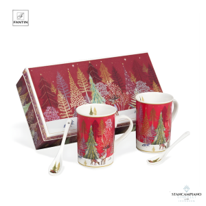Set 2 tazze FANTIN - ANIMALI DEL BOSCO - 30800