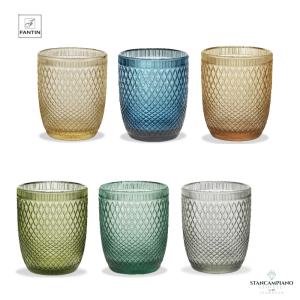 Set 6 bicchieri acqua FANTIN - COLORS - 70809C