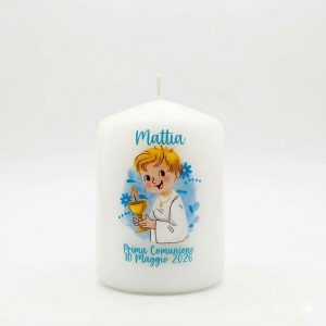 Candela Personalizzata – anche Confezione e Confetti