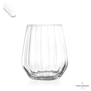 Set 6 bicchieri acqua RCR - OPTIQ - 280780 - 8007815280780
