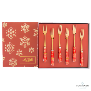 Servizio forchettine LE STELLE - NATALE - 35343 - 8024299353434