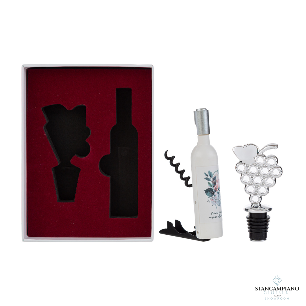 Set vino LE STELLE - SORSI D'AMORE - 58019 - 8024299580199 - immagine 2